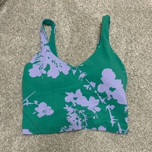 lululemon Green and Purple align tank